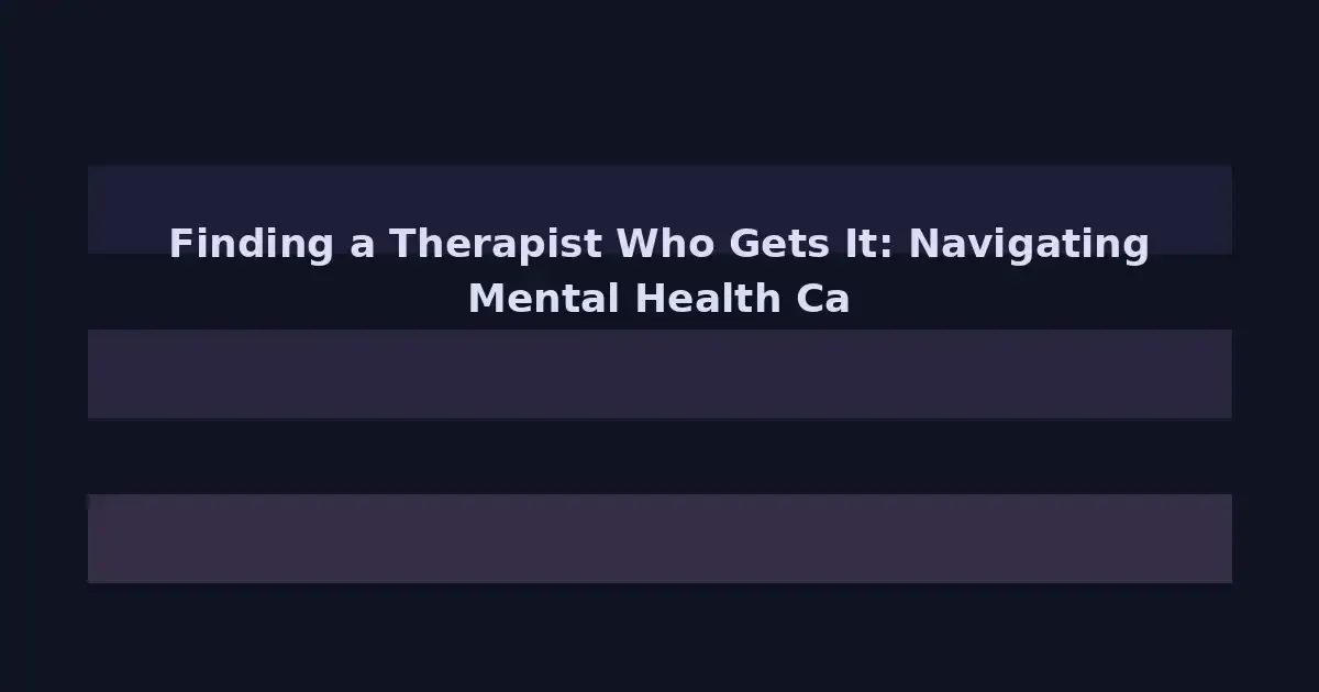 Finding a Therapist Who Gets It: Navigating Mental Health Care as an LGBTQ+ Student